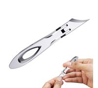 Coupe-Ongles Renforcé, Cutter Ongle Biseauté pour Ongles Mains et Pieds, Outil Manucure Pédicure Anti-Éclaboussures Incliné pour Voyage Salle de Bain Personnes Âgées
