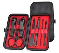 Coupe-ongles Set 7 en 1 Kit de manucure pédicure Trousse de manucure Outils professionnels Pedicure Set pour hommes et femmes