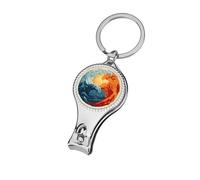 Coupe-ongles vagues et flammes - Coupe-ongles professionnel - Coupe-cuticules pour homme et femme