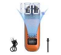 Coupe-Oreille Électrique, Appareil Nasal sans Fil pour Hommes, Appareil Étanche Rechargeable avec Affichage Digital, Kit Outil Rasoir