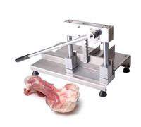 Coupe-os de viande manuel pour bœuf, chèvre, cochon, poisson - Hachoir à os et trancheuse de côtes robuste pour bouchers de cuisine commerciaux, machine de découpe efficace