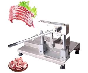 Coupe-os manuel professionnel en acier inoxydable robuste - Hachoir multifonction pour bœuf, côtes de porc, côtelettes d'agneau, poulet