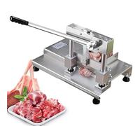 Coupe-os robuste avec couteau de 25 cm, hachoir à viande de cuisine commercial pour bœuf, porc, poulet et poisson