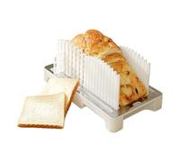 Coupe-Pain | Trancheur à Pain pour Sandwich avec Plateau Récepteur - Guide de Trancheuse Réglable, Accessoire Compact pour Cuisine, Gâteaux, Sandwiches et Bagels