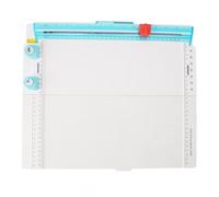 Coupe-papier 7 en 1, Coupe-papier Artisanal Pliable et Tableau de Notation, Tableau de Notation Compact A4 Facile à Utiliser pour le Scrapbooking Artisanal, les Enveloppes et les