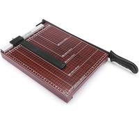 Coupe-papier à guillotine, Massicot robuste A4 for papier et photos, idéal for la maison, le bureau l'école, marron, 32 x 25 5 cm