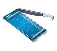 Dahle Cisaille 502 – DIN A4 320 mm, 8 feuilles, lame plate, pression manuelle – Bleu