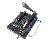 Coupe-papier A4, coupe-papier guillotine avec règle de positionnement réglable et grille, épaisseur de coupe 40 mm et largeur 315 mm