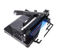 Coupe-papier A4, coupe-papier robuste avec lame de verrouillage de sécurité et barre de serrage pour l'école, le bureau, le scrapbooking et la découpe de photos