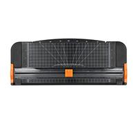 Coupe-Papier A4, Outil de Coupe de Papier Portable avec Rails de sécurité et Crochets pour Carte Coupée, Coupon, étiquette, Papier cartonné, Photo