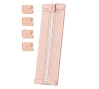 Coupe-papier antidérapant bidirectionnel portable 4 en 1 pour enseignants, bureau et travaux manuels