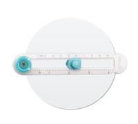 Coupe-papier circulaire - Coupe-boussole - Outil de papier de scrapbooking - 14,5 x 2,4 x 4 cm - Grand cutter rotatif circulaire avec échelle claire - Coupe-papier circulaire - Outil de scrapbooking