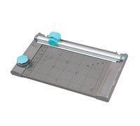 Coupe-papier de précision 5 en 1 avec rangement - Outil de découpe manuel A4 pour scrapbooking - Largeur de coupe 33 cm