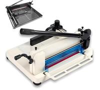 Coupe-papier guillotine en métal robuste avec verrou de lame et presse à papier pour bureau, école et scrapbooking