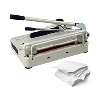Coupe-papier guillotine professionnel A3, massicot manuel robuste avec graduations et guide d'arrêt réglable pour bureau, école et imprimerie