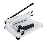 Coupe-papier guillotine robuste, 30,5 cm avec pince intégrée et pieds en caoutchouc antidérapants, machine de découpe précise jusqu'à 400 feuilles à la fois