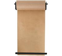Coupe-papier kraft mural et distributeur de papier kraft - 30,5 cm, 45,7 cm, 61 cm, 88,9 cm - Porte-rouleau de papier de boucher pour menus, listes de tâches, tableau de message, décoration de cuisine
