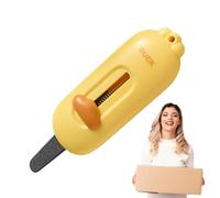 Coupe-papier magnétique - Coupe-enveloppes avec cutter, dimension extérieure 7,8 x 3,1 x 1,8 plus poids net 35 g, structure en morceaux d'acrylonitrile butadiène styrène rétractable | Outil pour la