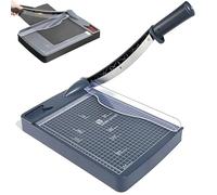 Coupe-papier manuel de précision avec verrouillage de lame de sécurité, robuste pour couper des photos en plastique, des films de téléphone portable, du papier photo et du film