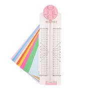Coupe-Papier Massicot | 4 en 1 Précision Portable avec Règle Latérale - Massicot robuste pour papier et cartes,Pour Étiquettes Cartes Photos Papier cartonné Bureau à domicile École Étudiants