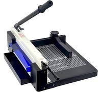 coupe-papier, Massicot rotatif professionnel A4 robuste avec protection de sécurité automatique et règles latérales
