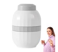 Coupe-papier - Outil portable pour couper la compression en milieu ou quarts - Séparateur avec compartiment intégré coupe moitié ou quarts pour adultes âgés école voyage en plein air