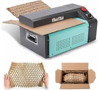 Coupe-papier pour emballage en nid d'abeille, largeur de coupe de 35 cm, vitesse de 5 m/min, machine de remplissage de carton et de papier pour rembourrage respectueux de l'environnement