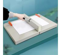 Coupe-papier pour le bureau et l'artisanat, coupe- Machine à plier et à rainer manuelle for papier A3 A4, lot de 1(A4 (600x390x130MM))