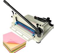 Coupe-papier robuste avec verrou de lame et pince automatique pour bureau, école et la maison