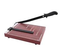 Coupe-papier robuste avec verrou de lame et règle latérale, parfait pour couper du papier photo, du tissu, du ruban plastique, des magazines et du papier de copie