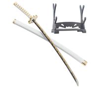 Coupe Papier Zenitsu Agatsuma Katana Ouvre Lettre Epee Sabre + Presentoir Décoration