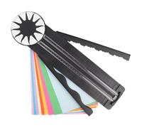 Coupe-papierà cadran - Coupe-papiermultifonction 12 en 1, conception à guillotine rotative pour des bords nets et droits, idéal pour la découpe de photos, de coupons, de cartes et d'artisanat |