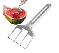 Coupe-pastèque | Coupe-pastèque | Coupe-pastèque à trois coupes - Coupe-fruits en acier inoxydable pour la maison, l'extérieur, le pique-nique, le camping, les voyages