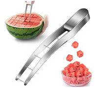 Coupe-pastèque Coupe-pastèque efficace avec lame tranchante Outil de -fruits portable en acier inoxydable 304 pour les fêtes de famille d'été et le camping