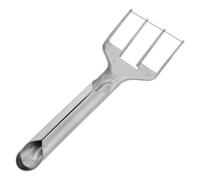 Coupe-pastèque en Acier Inoxydable 430, Trancheur Trois Coupes pour Melons | Base Antidérapante, Structure Monobloc sans Soudure, Glisse L’écorce Épaisse, Usage Intérieur et Extérieur
