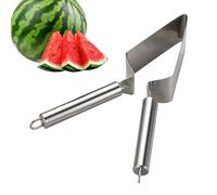 Coupe-pastèque triangulaire | Trancheuse Triangle À Main Gadgets De Cuisine - Coupe-Pastèque En Acier Inoxydable | Pour Préparation Alimentaire Fruits Usage Commercial Restaurant Camping Pique-Nique M