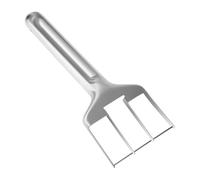 Coupe-pastèque - Triple fourchette à melon - En acier inoxydable - Pour la maison, l'extérieur, le pique-nique, le camping, les voyages, les assiettes à salade
