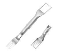 Coupe-pastèque - Ustensile de cuisine en acier inoxydable pour fruits | Ustensile à double tête pour fruits,Idéal pour camping, pique-nique, maison, restaurant, café