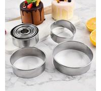 Coupe-pâte à biscuits et pâtisserie en acier inoxydable, moule à gelée, emporte-pièce à biscuits, accessoires de cuisson ronds, moule à gâteau, moule à raviolis, convient pour la préparation de divers