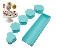 Coupe-pâte à Cake | Set D'Outils De Pâtisserie Avec Plateau 20 Cm - Façonneur à Cake Pop,Pour desserts de mariage, fêtes, activités, réunions familiales, cuisine maison,