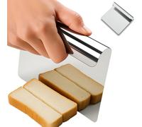 Coupe Pâte Boulangerie, coupe pate Spatule Raclette 2 en 1, Grattoir de Cuisine Professionnel en Acier Inoxydable pour Pain Pizza Patisserie, Ustensile Cuisine Durable avec Lame Tranchante