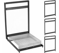 Hendi Guitare à pâtisserie simple – acier inoxydable, coupe-pâte souple, 3 cadres, avec base, noir