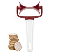Coupe-pâte pratique en plastique, presse-rouleau, forme ronde, coupe-biscuits pour pâtisseries, biscuits, pâtes, fête de vacances, desserts, cuisine essentielle