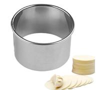 Coupe-pâte rond-tampon à friandises en acier inoxydable, outil de cuisson de coupe-Fondant réutilisable, fournitures d'artisanat alimentaire pour gâteau | Outils de cuisson de gaufrage pour la pâtisse