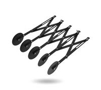 Coupe-pâtisserie Couteau À Pâte Trancheuse À Pizza En Acier Inoxydable Extensible Pizza Rouleau Cutter Biscuit Diviseur pour La Cuisine À Domicile Utilisation De Cuisson(5 roues)