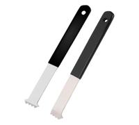 Coupe-pavé, outil d'extraction de pavé 2 pièces, outil de retrait antidérapant en acier à haute teneur en manganèse 65 avec crochet simple et crochets doubles pour brique patio cour pelouse