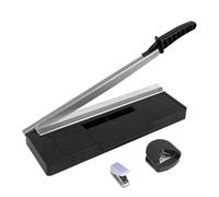 Coupe-photo à haute résistance : 13,39 x 4,13 x 1,77 pouces, 530 g, découpe d'albums, perforatrice d'angle 3 en 1 | maison, école, studio, lieu de travail, bureau, Arc