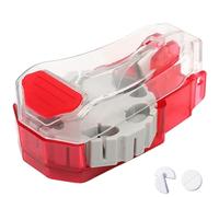 Coupe-pilule pour petites ou grandes pilules, coupe-comprimé coupé en deux, séparateur de pilules jusqu'à 14 ou vitamines de formes différentes avec auto-rétractable