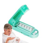 Coupe-pilules - 10,5 x 4,5 x 3,7 cm - Coupe-pilules pour petits comprimés │ Coupe-médicaments pour piluliers │ Coupeurs précis en acier inoxydable pour comprimés │ Coupe