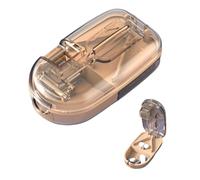 Coupe-pilules en acier inoxydable pour petites ou grandes pilules. Vous pouvez sortir les comprimés sans ouvrir le couvercle. Le meilleur séparateur de pilules qui soit. Peut également servir de boîte